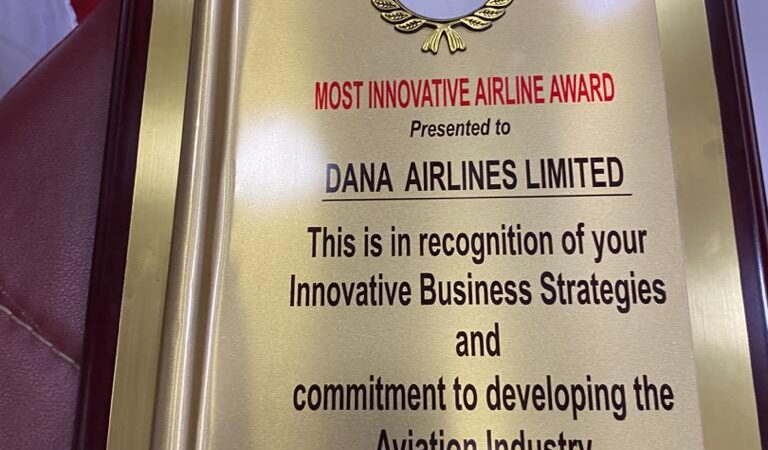 Dana Air wins NAAPE’s Most Innovative Airline Award