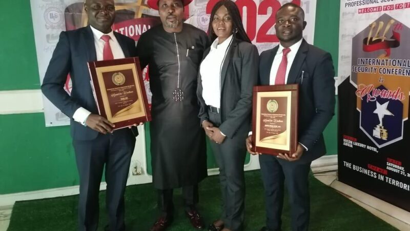 Dana Air receives Best Security Consciousness Awards