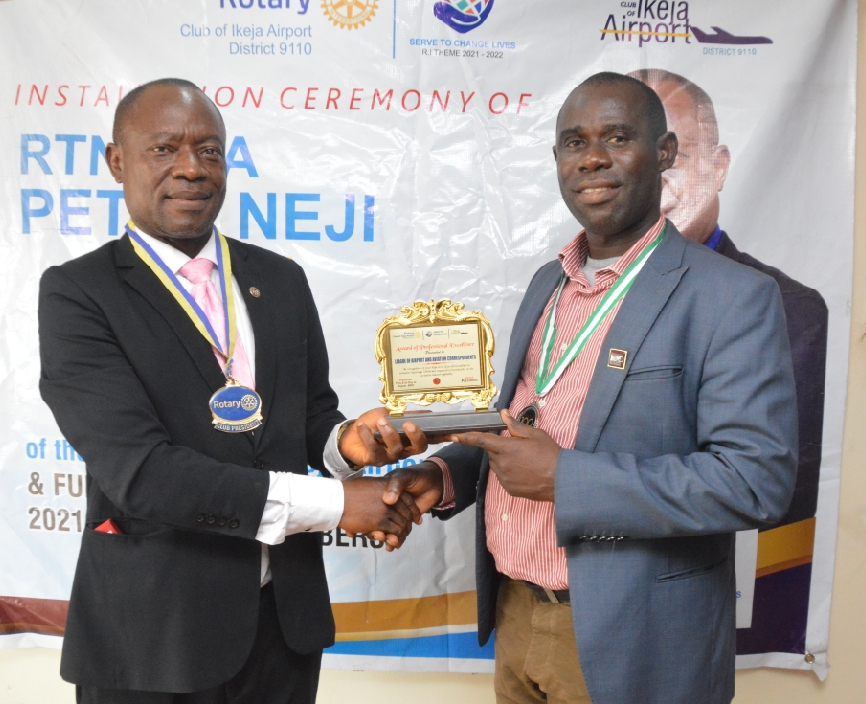 LAAC bags Rotary Club professionalism award in aviation reportage