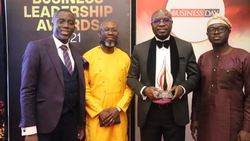 SIFAX Group Boss bags BusinessDay Life Time Achievement Award