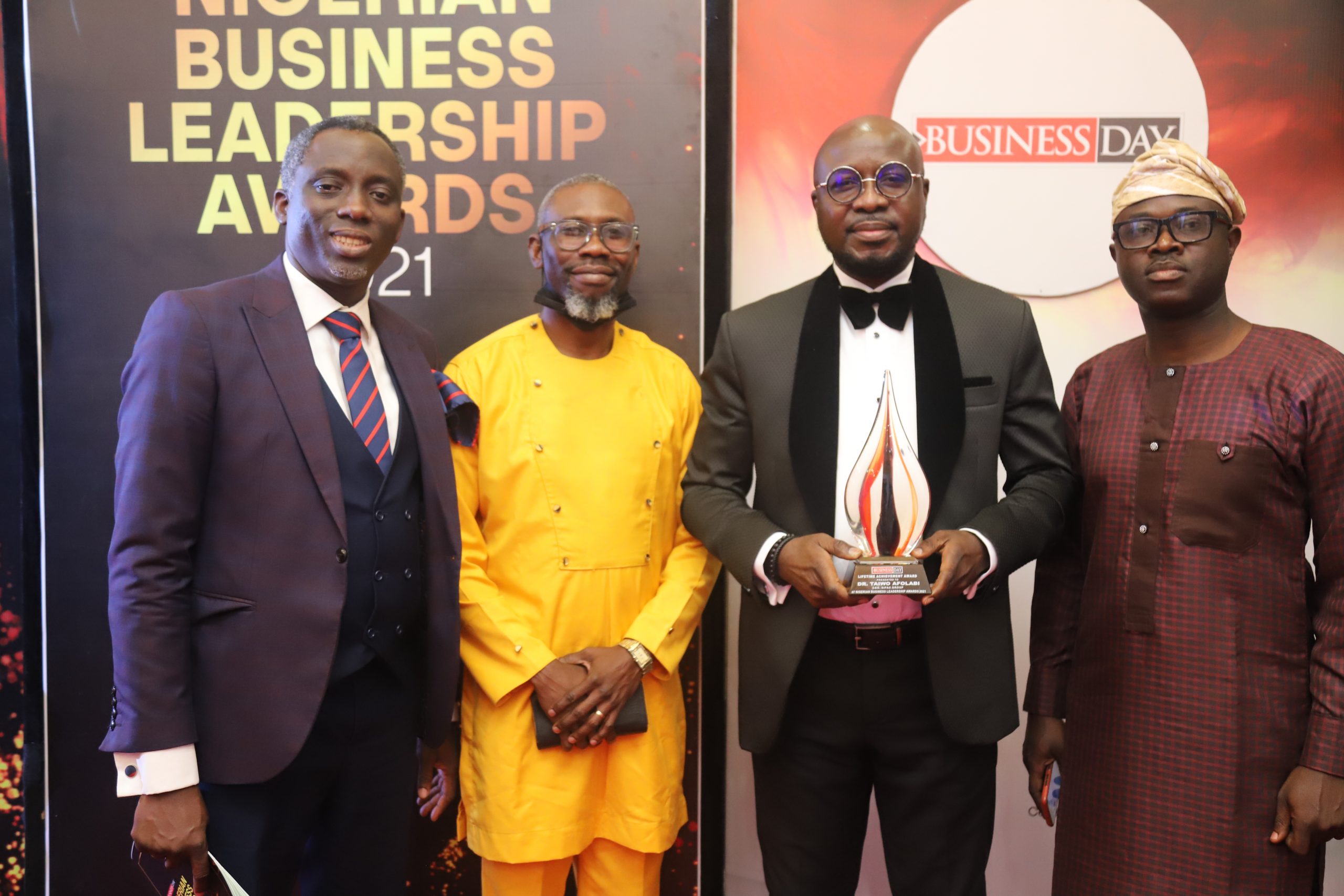 SIFAX Group Boss bags BusinessDay Life Time Achievement Award