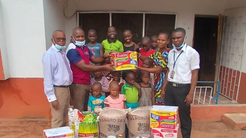 Arik Air donates food items to SOS Children’s Village, other orphanage homes