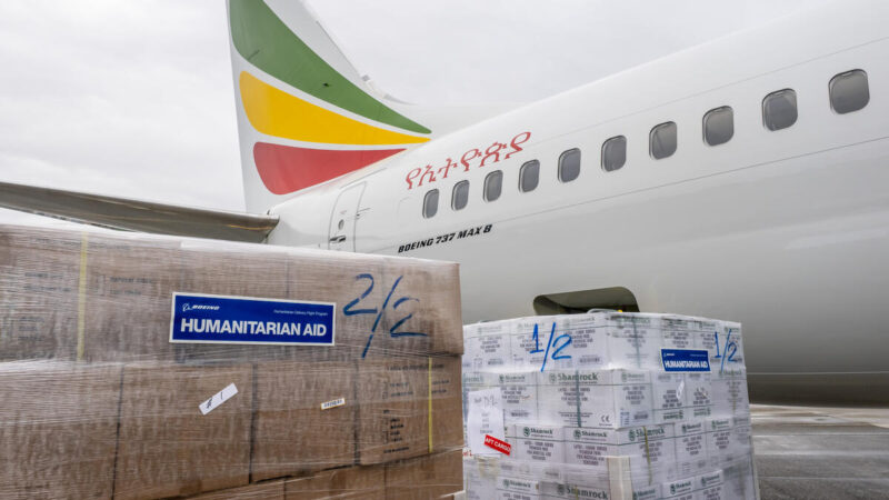 Ethiopian Airlines partners Boeing on freighting of humanitarian aid