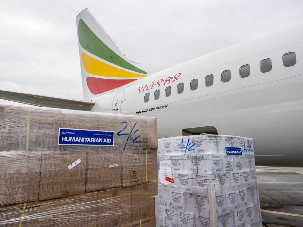 Ethiopian Airlines partners Boeing on freighting of humanitarian aid