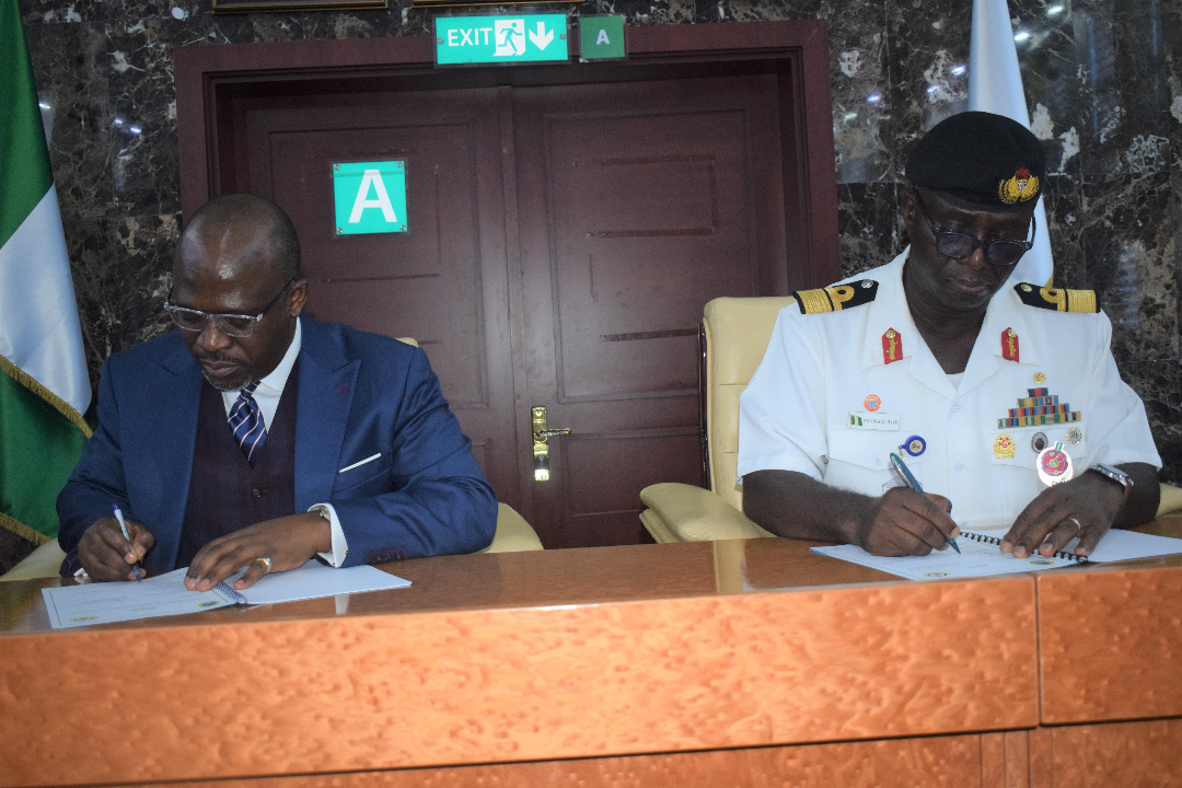 NSIB, Nigerian Navy sign MoU on transportation safety