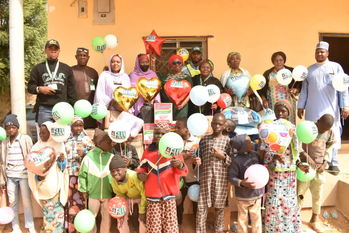 FAAN visits orphanage home on boxing day