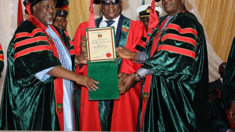 Onyema bags honorary doctorate degree at 33rd NDA Convocation