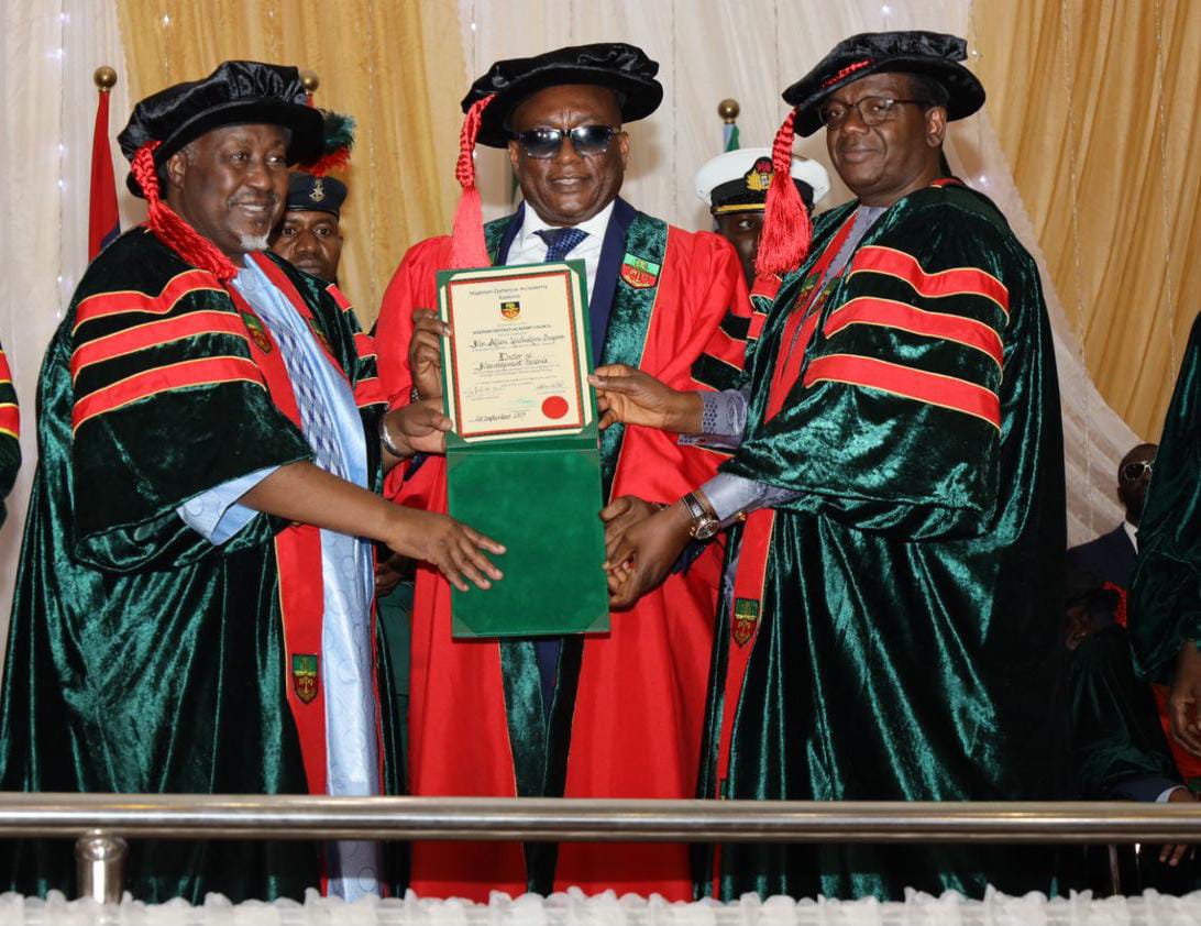 Onyema bags honorary doctorate degree at 33rd NDA Convocation