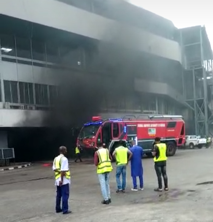 FAAN allays fears over fire incident at Lagos airport, says situation under control