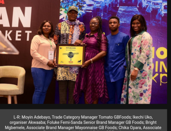 GB Foods wins award for Best Party Jollof Mix in Africa at 19th Akwaaba Travel Market 