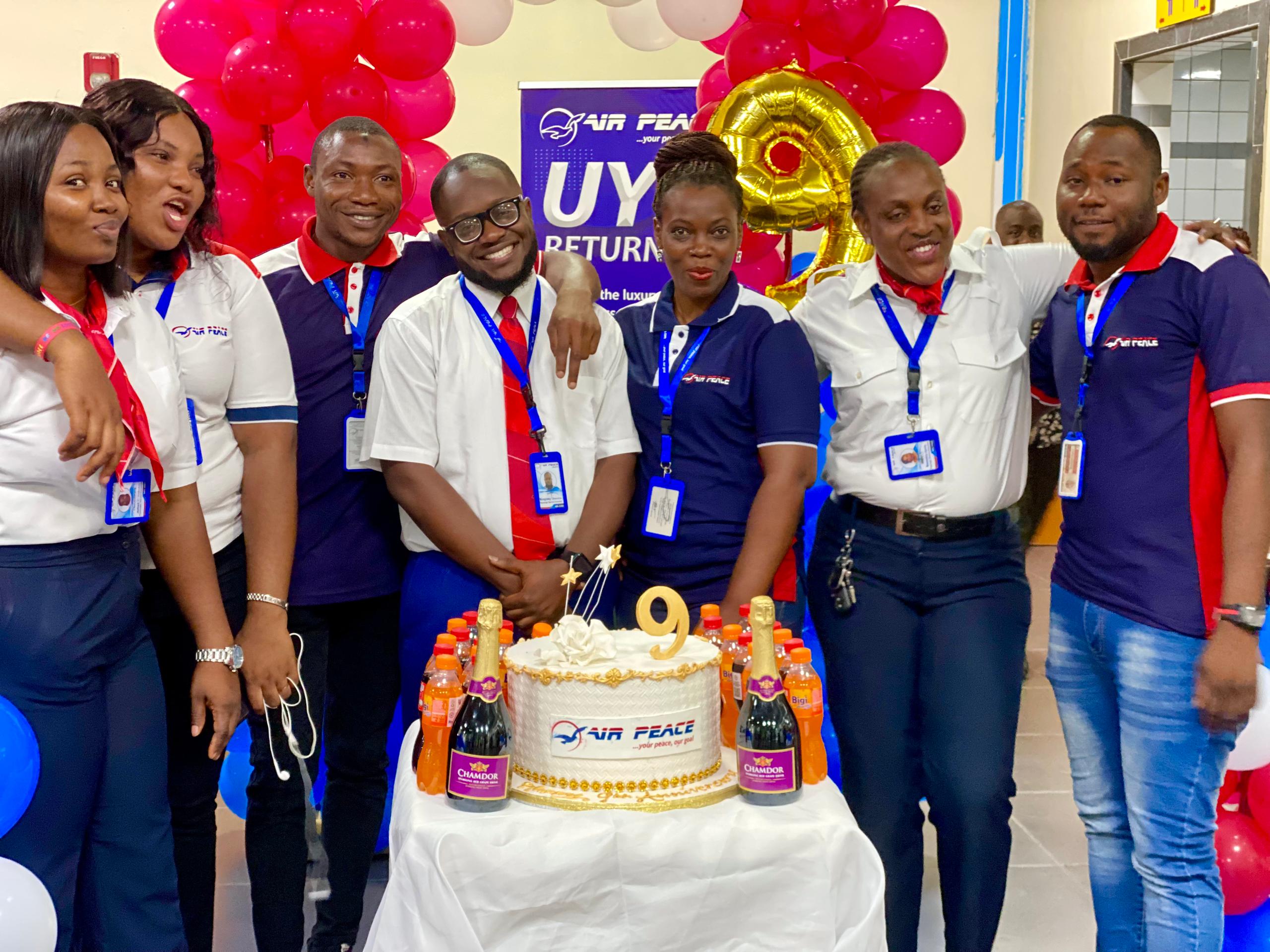 Air Peace celebrates 9th anniversary, gifts customers flight tickets