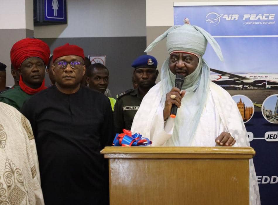 Air Peace launches Jeddah service, as Emir of Kano lauds airline 