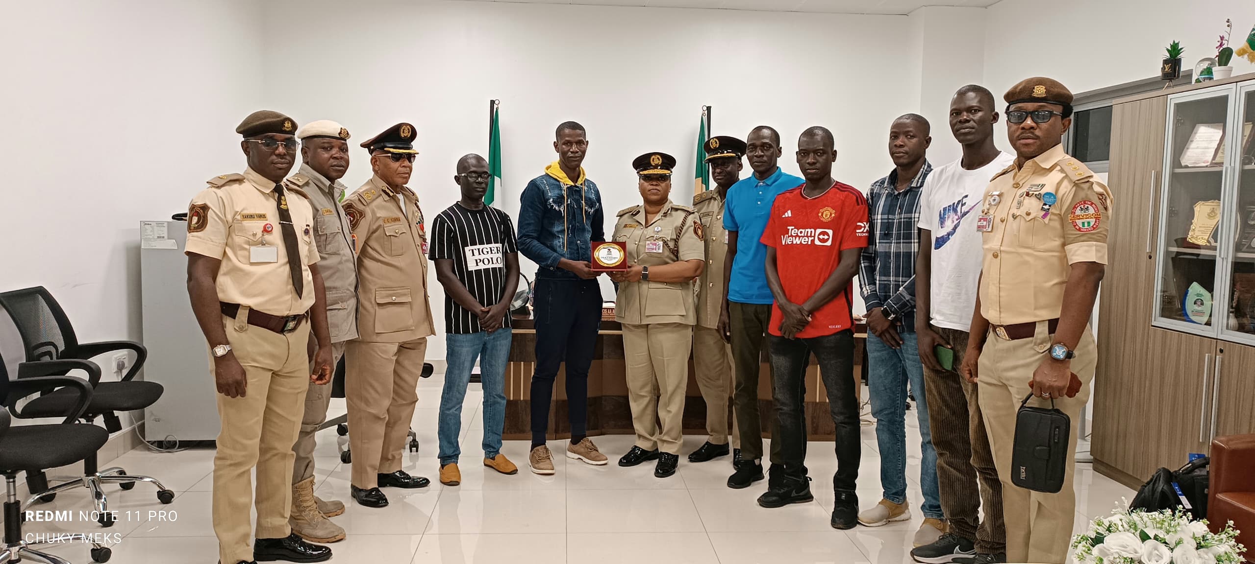 NIS receives 9 Nigerian stowaways rescued in the Gambia 