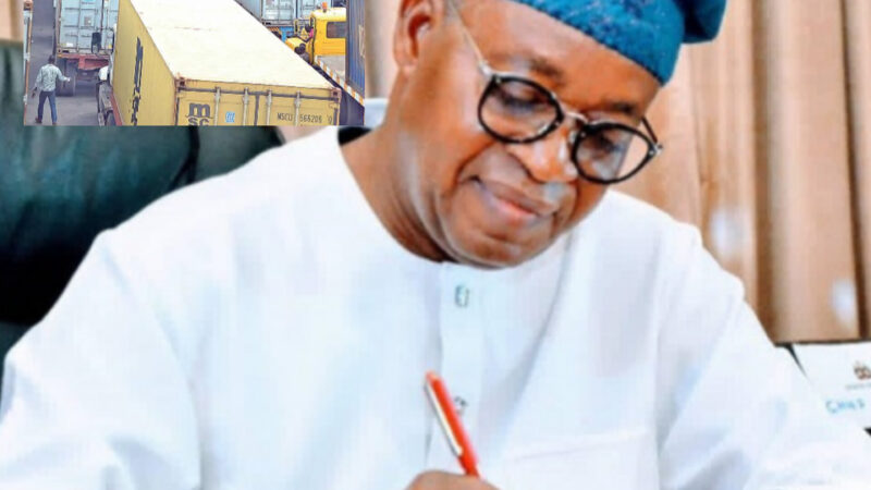 Apapa Gridlock: Oyetola sets up committee to review e-call system