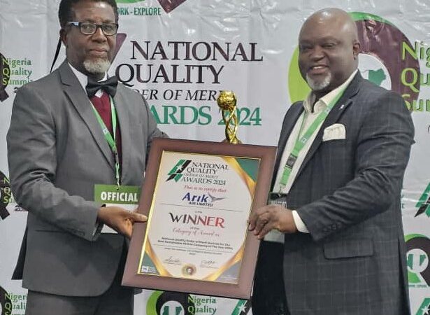 Arik Air receives prestigious award for Best Sustainable Airline Company of the Year 2024