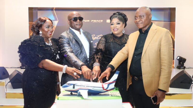 Fidelity Bank celebrates Air Peace for commencing scheduled flights to London