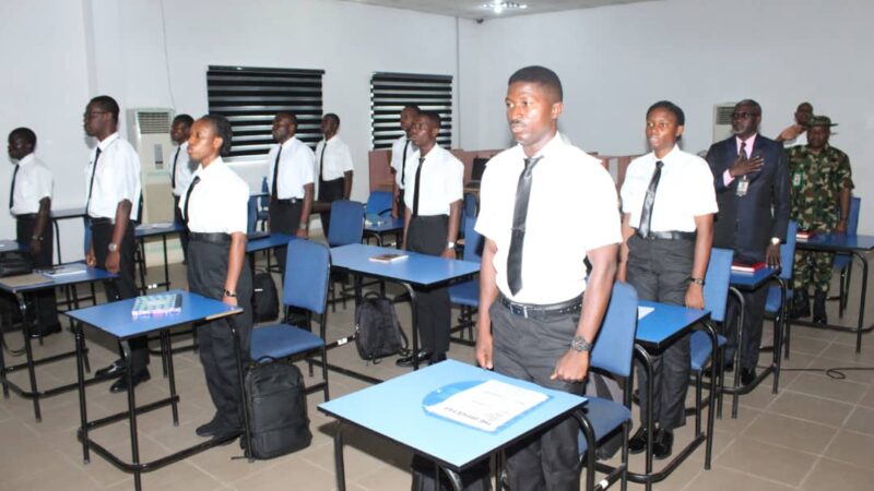 Nigerian Army cadet officers enroll for pilots’ training course at Ilorin Aviation College