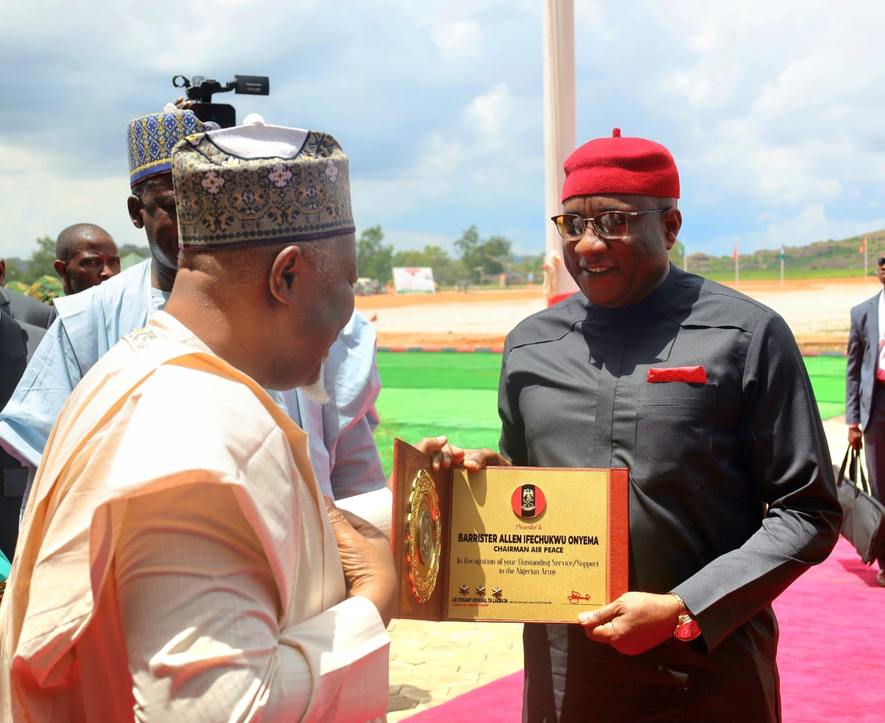 Air Peace Chairman Honoured with Prestigious Award for Outstanding Support to Nigerian Army