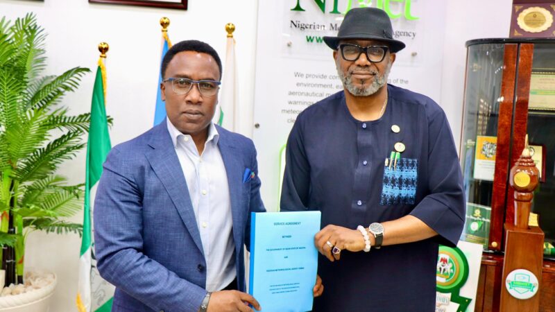 NiMet Signs MoU with Ogun State to Build Weather Station at Sagamu Cargo Airport