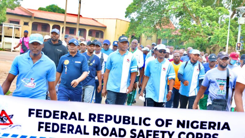 Nigeria Customs, Road Safety Corps Embark on 5km “Work-Life Balance” Walk to Strengthen Collaboration