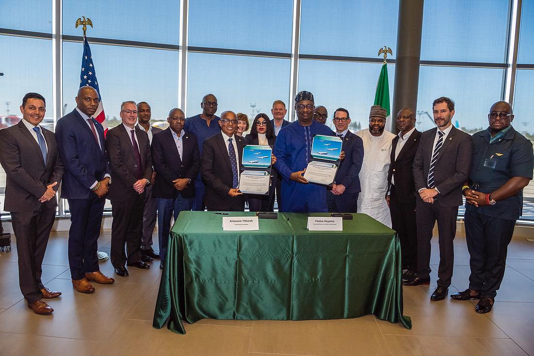 Nigeria’s Aviation Minister Signs Landmark MoU with Boeing to Enhance Operational Efficiency of Indigenous Airlines 