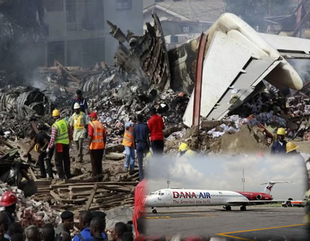 dana crash plane