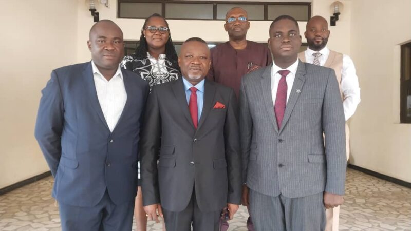 Africa World Airlines Officials Visit Ghana High Commissioner in Nigeria