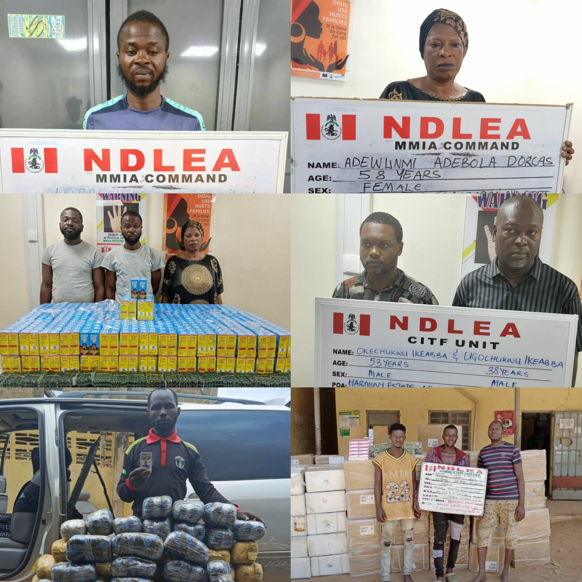 NDLEA Busts UK-Bound Opioids, Cocaine Smuggling Ring at Lagos Airport