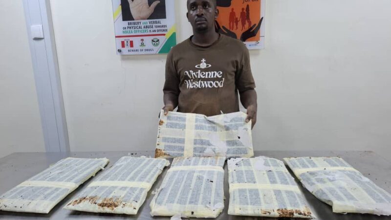 Thailand Returnee Arrested with N3.1 Billion Worth of Heroin at Lagos Airport