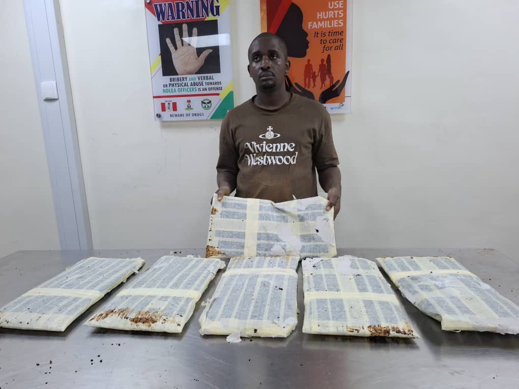 Thailand Returnee Arrested with N3.1 Billion Worth of Heroin at Lagos Airport