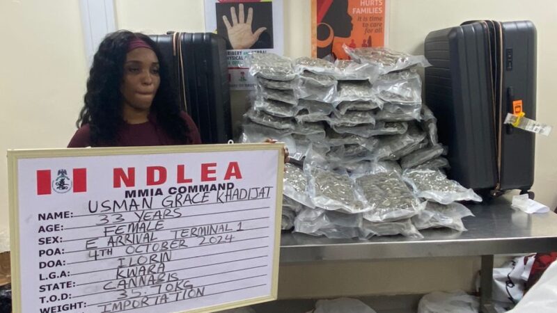 Canadian Nurse, others Arrested for Drug Trafficking as NDLEA Intercepts N7 Billion Worth of Opioids at Nigerian Seaports