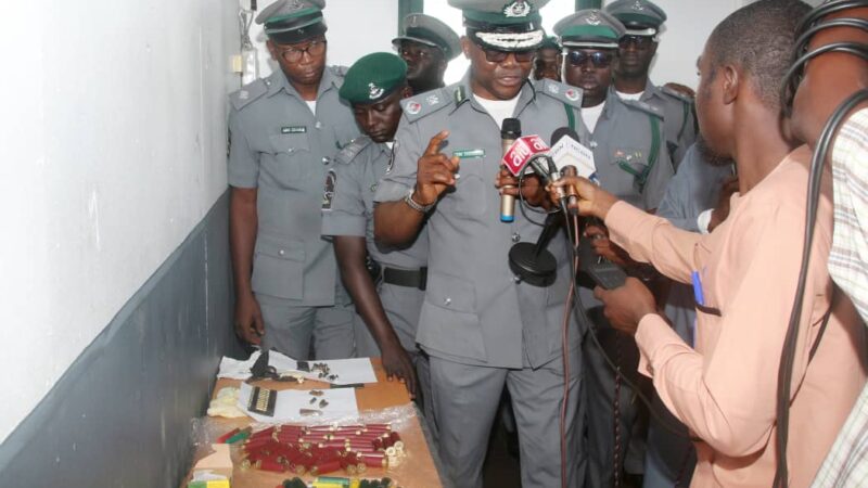 PTML Command Collects N239 Billion in Revenue, Seizes Weapons, Ammunition Hidden in Imported Vehicle