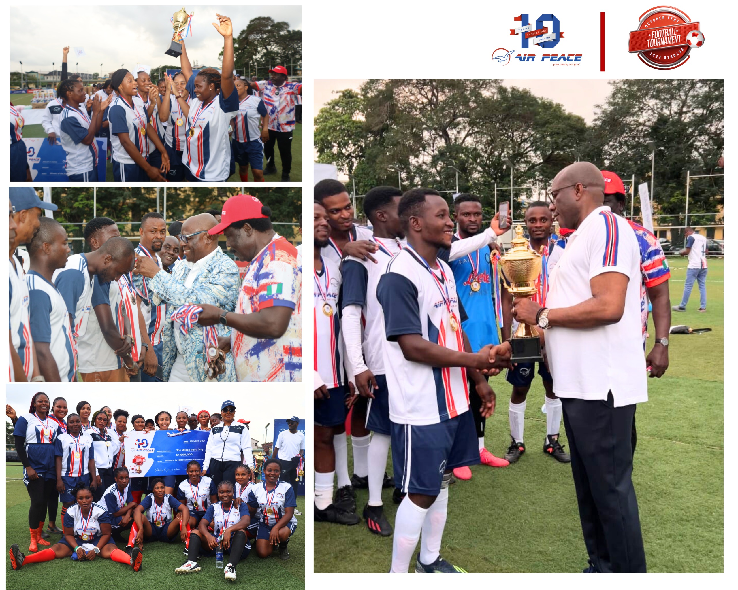 Air Peace Concludes Thrilling October Fest Finals, Celebrating a Decade of Excellence