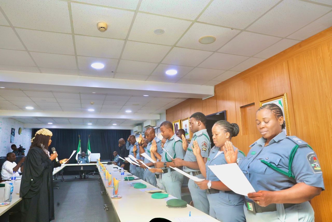 Nigeria Customs Chief Demands Zero Tolerance for Corruption as Newly Inaugurated ACTU Members Take Oath 