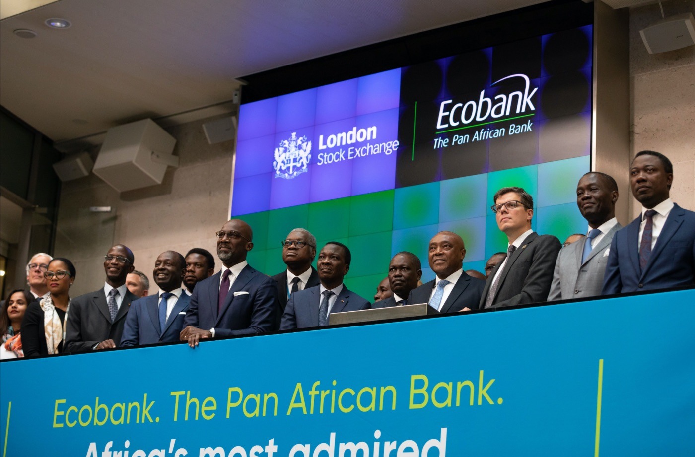 Ecobank Celebrates Successful $400 Million Eurobond Issuance on London Stock Exchange