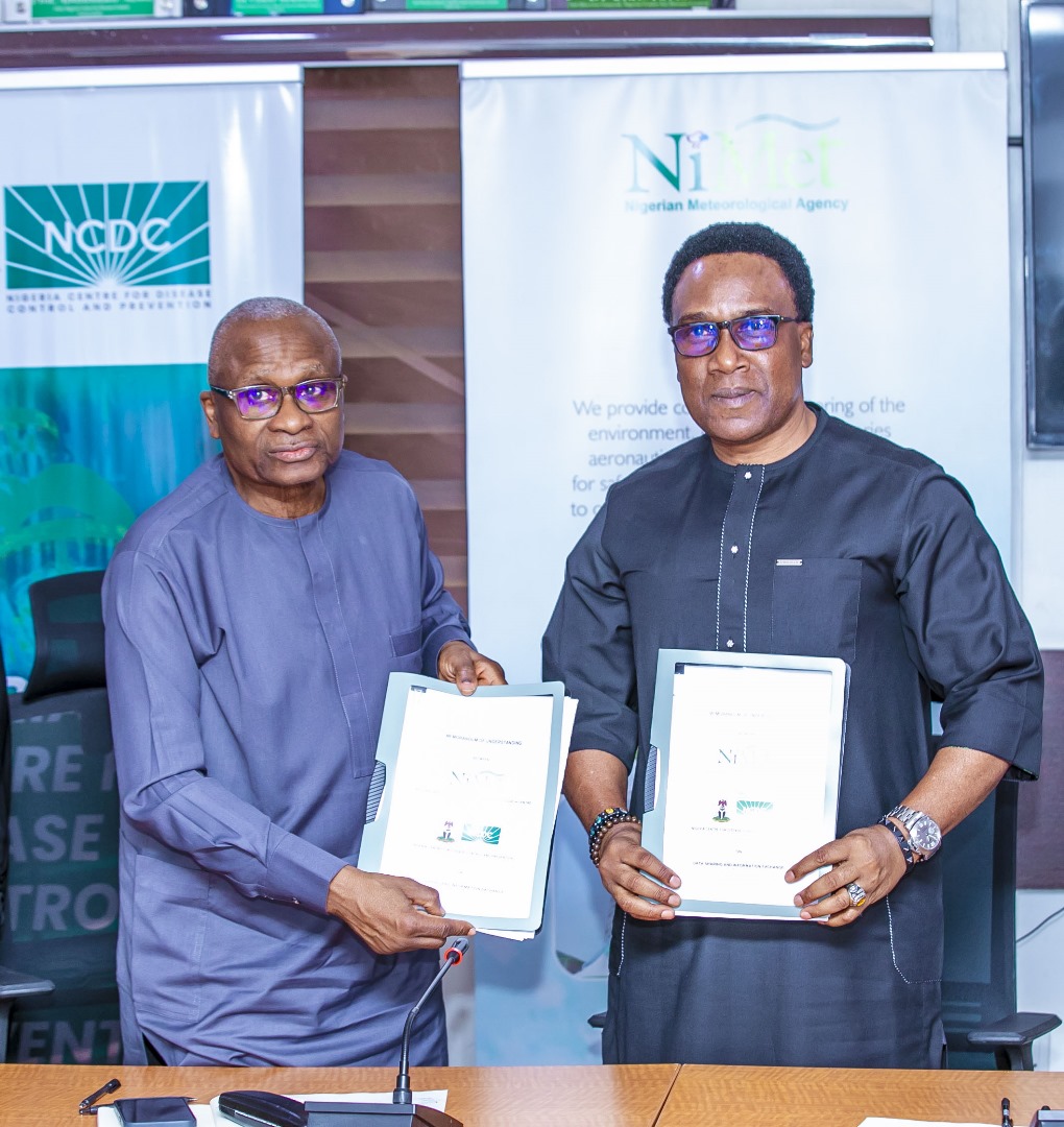 NiMet, NCDC Forge Groundbreaking Partnership to Combat Disease Outbreaks through Data Sharing