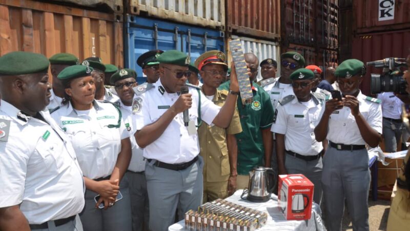 Onne Port Customs Command Seizes Over N46 Billion Worth of Illicit Goods Amidst State of Emergency