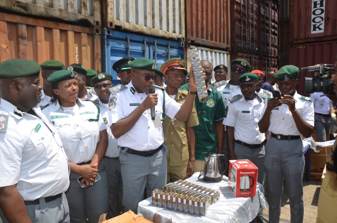 Onne Port Customs Command Seizes Over N46 Billion Worth of Illicit Goods Amidst State of Emergency