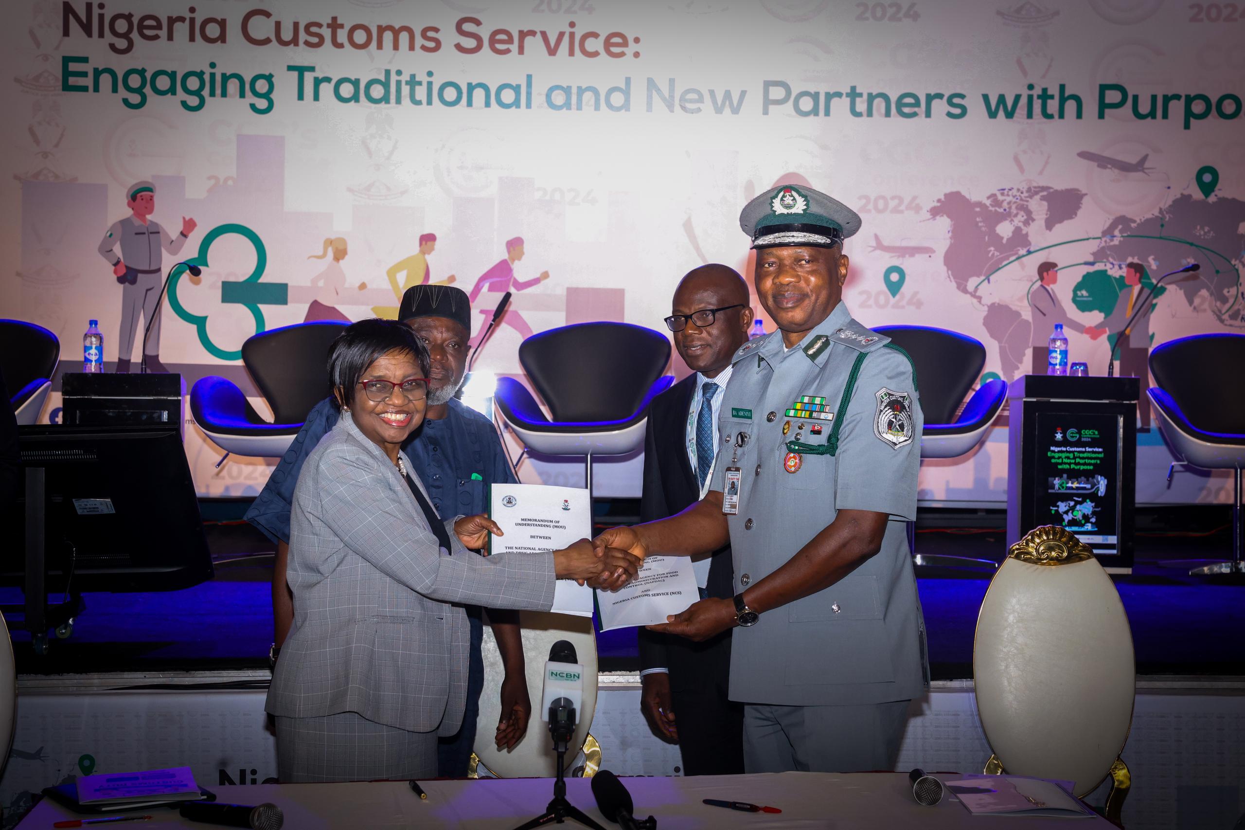 Nigeria Customs, NAFDAC Cement Historic Partnership with MoU to Curb Illicit Drug Influx