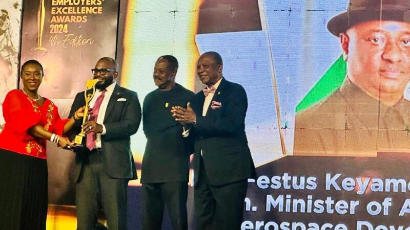 Keyamo Receives “Visible Impact in Public Service” Award from NECA