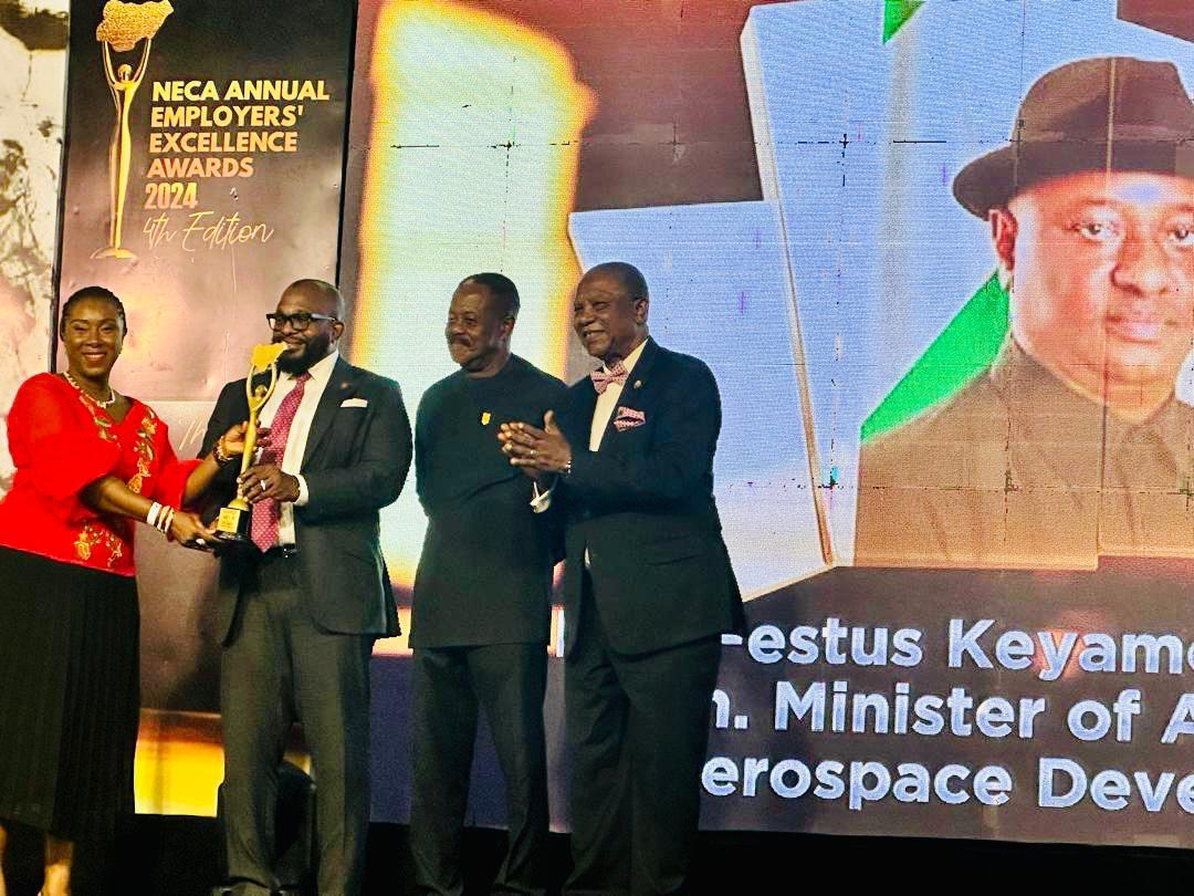 Keyamo Receives “Visible Impact in Public Service” Award from NECA