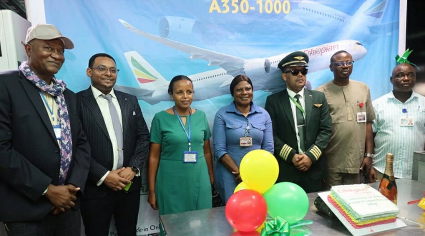 Ethiopian Airlines Deploys Newly Acquired Africa’s First A350-1000 to Nigerian Route