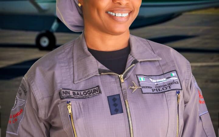 Cabin Crew to Cockpit: Olanike Balogun Becomes Nigeria Customs’ First Female Pilot