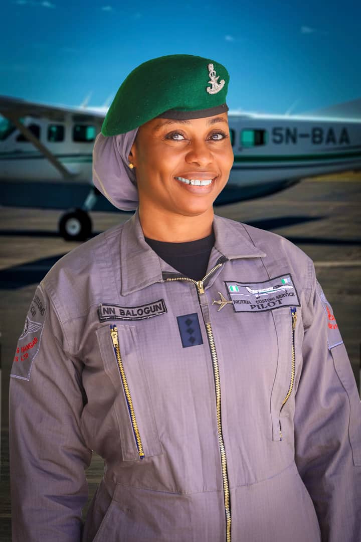 Cabin Crew to Cockpit: Olanike Balogun Becomes Nigeria Customs’ First Female Pilot