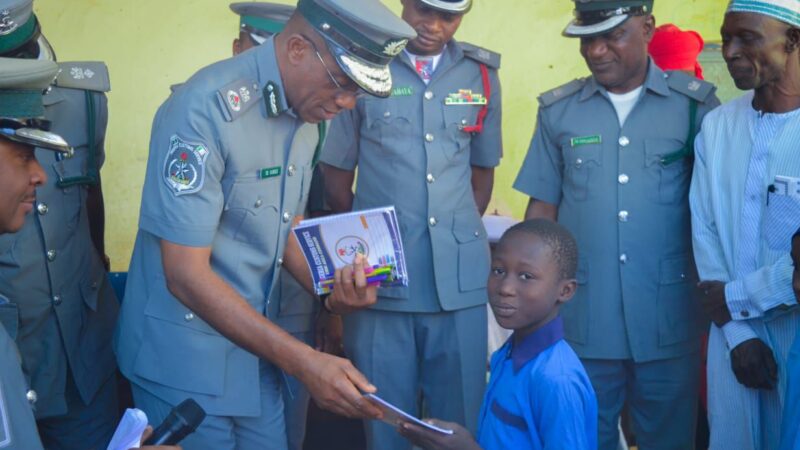 Nigeria Customs Donates Writing Materials, Food to Over 1,700 Pupils in Kebbi