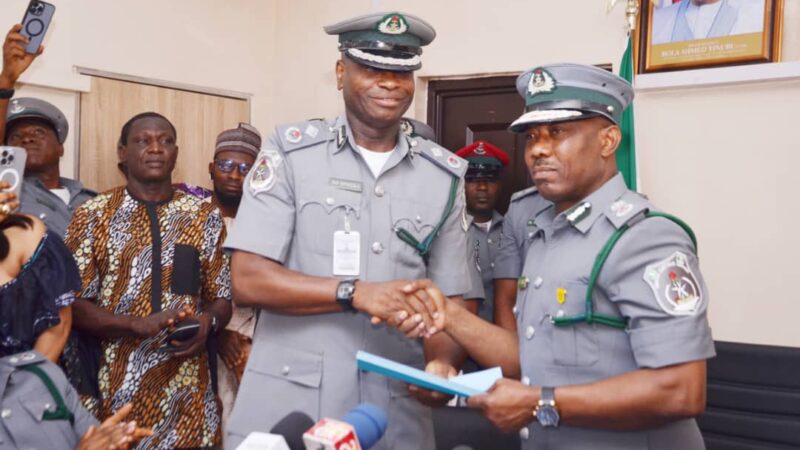 Comptroller Onyeka Takes Charge as New Customs Area Controller at Tincan Island Port Command