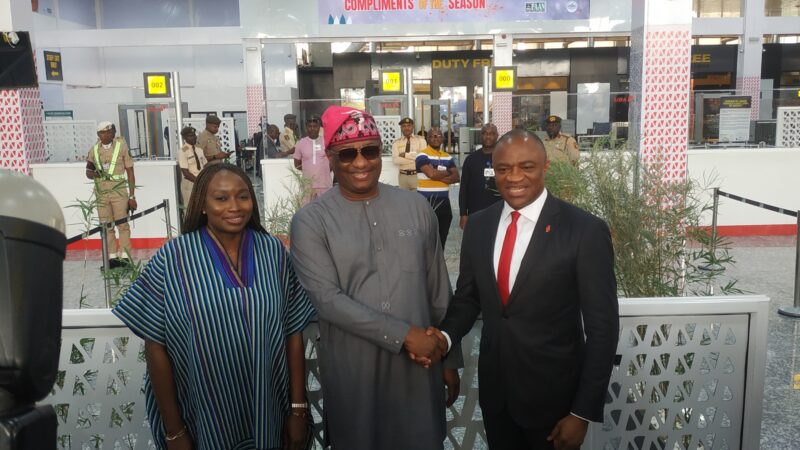 UBA GMD Highlights Gains of Collaboration at Commissioning of Renovated Departure Section at Lagos Airport