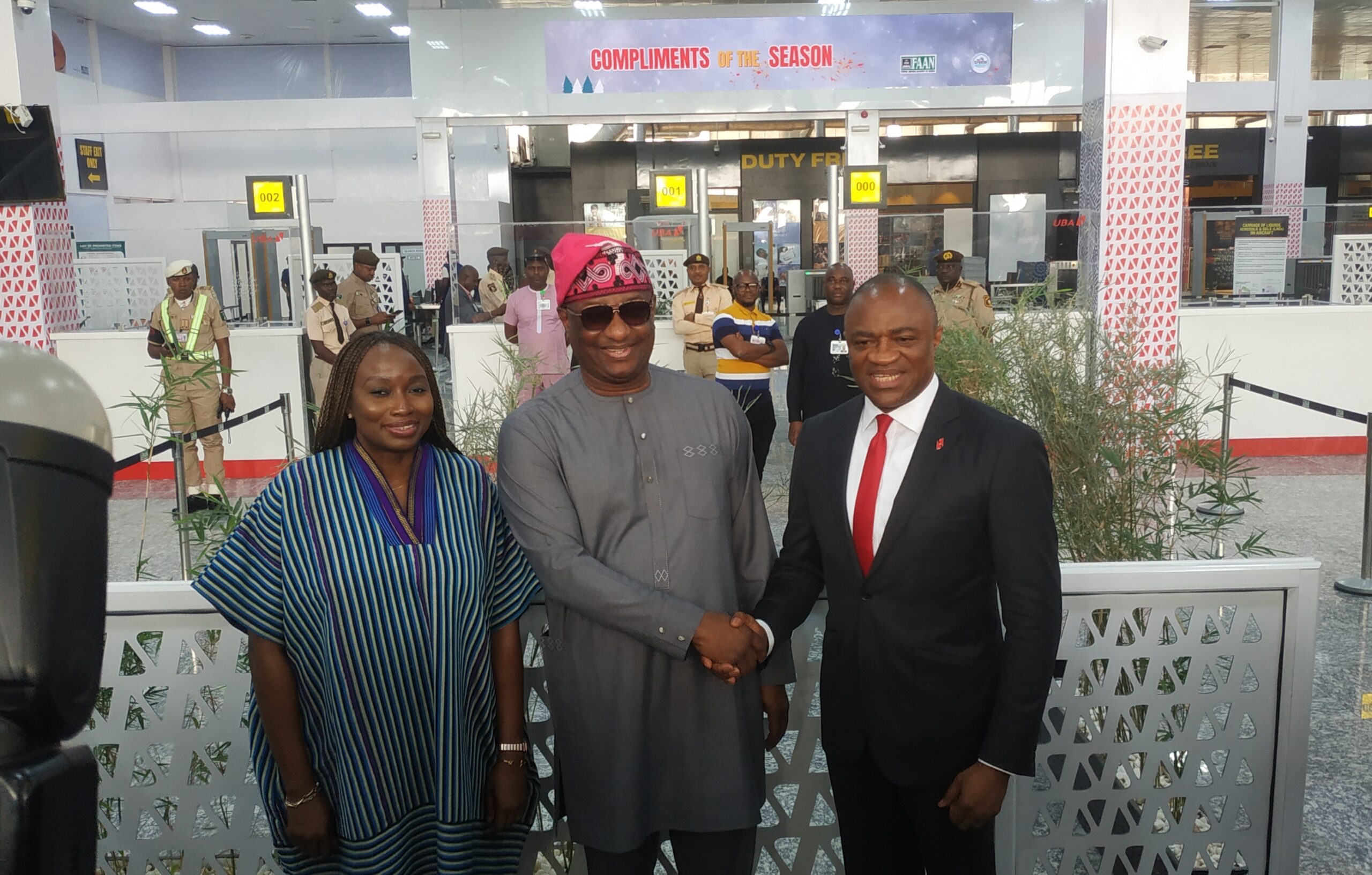 UBA GMD Highlights Gains of Collaboration at Commissioning of Renovated Departure Section at Lagos Airport