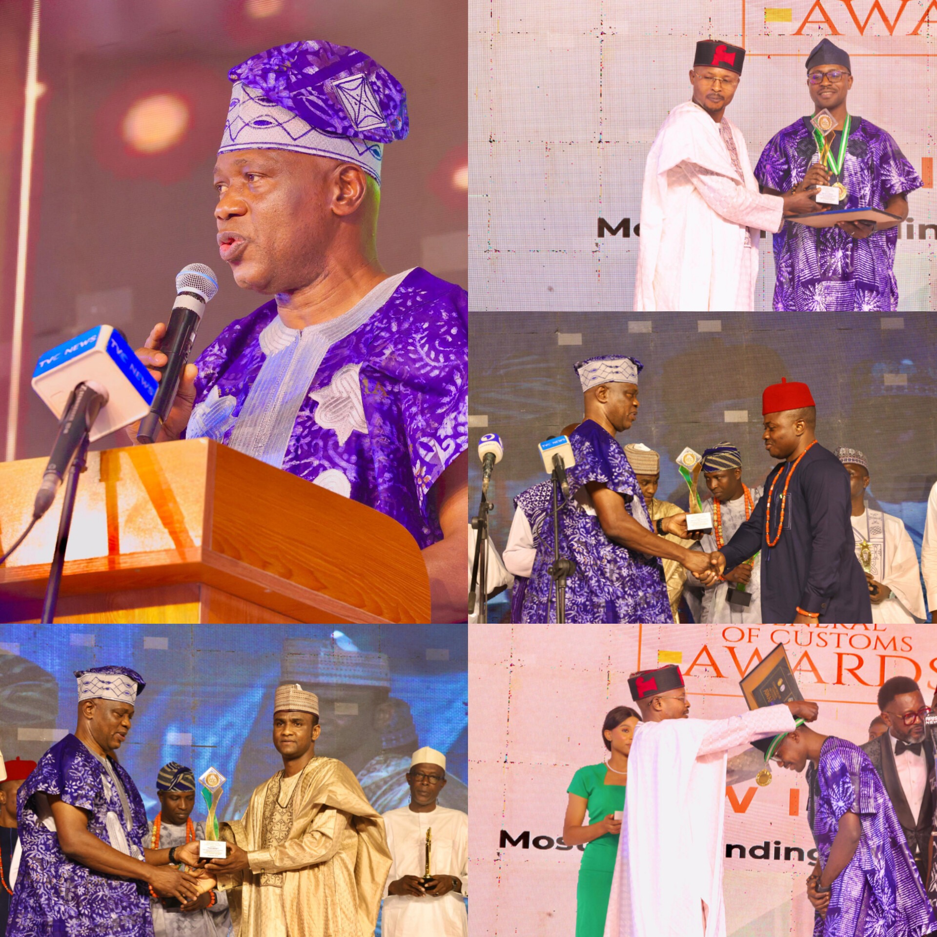 Nigeria Customs Celebrates Outstanding Officers at 2024 CGC Awards Night