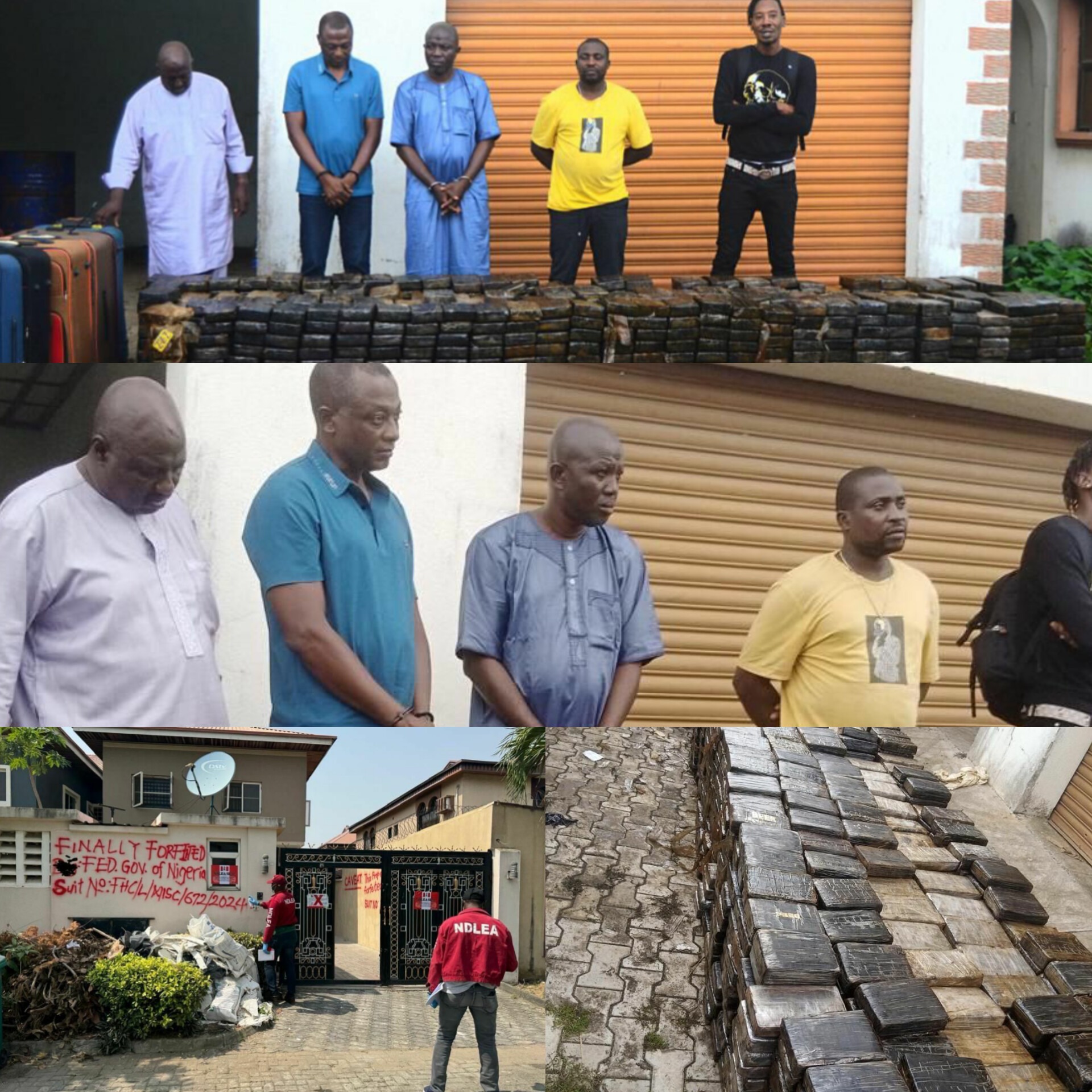 NDLEA Seizes 2.1 Tons of Cocaine, Four Drug Lords Sentenced to 28 Years Imprisonment